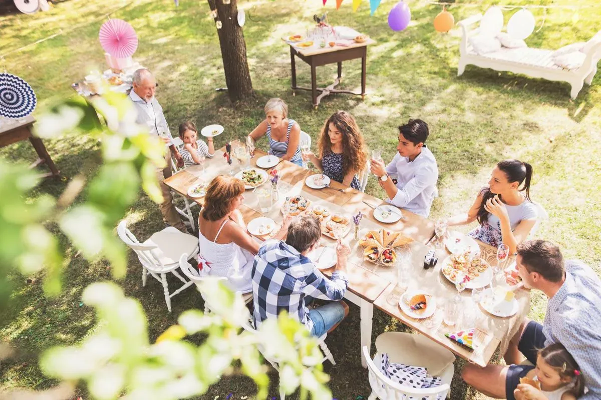 family backyard